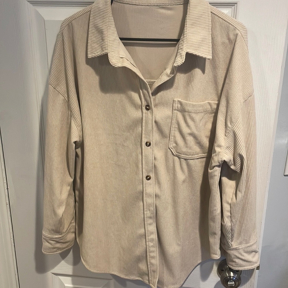 Corduroy button down